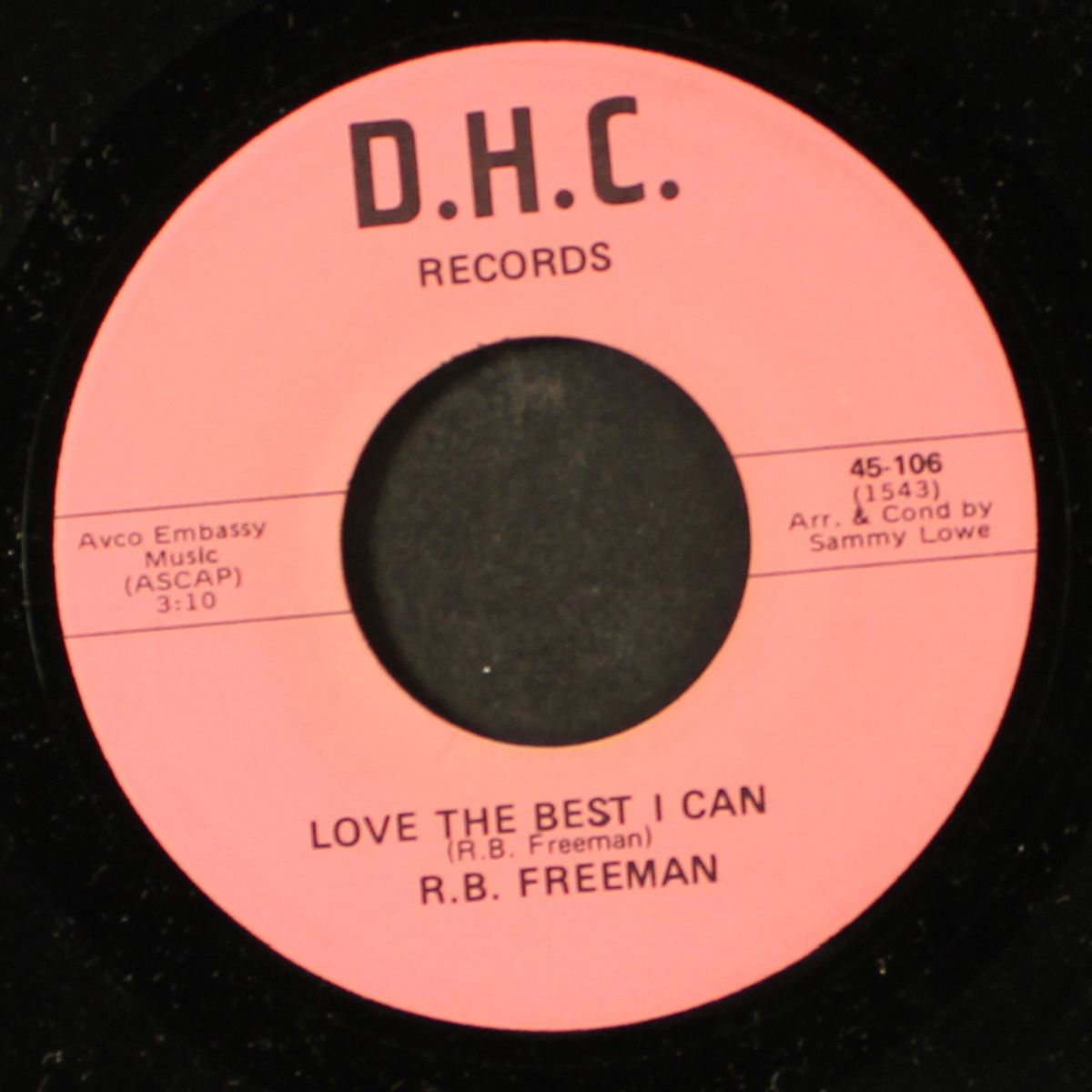 love the best i can / chain gang by R.B. FREEMAN