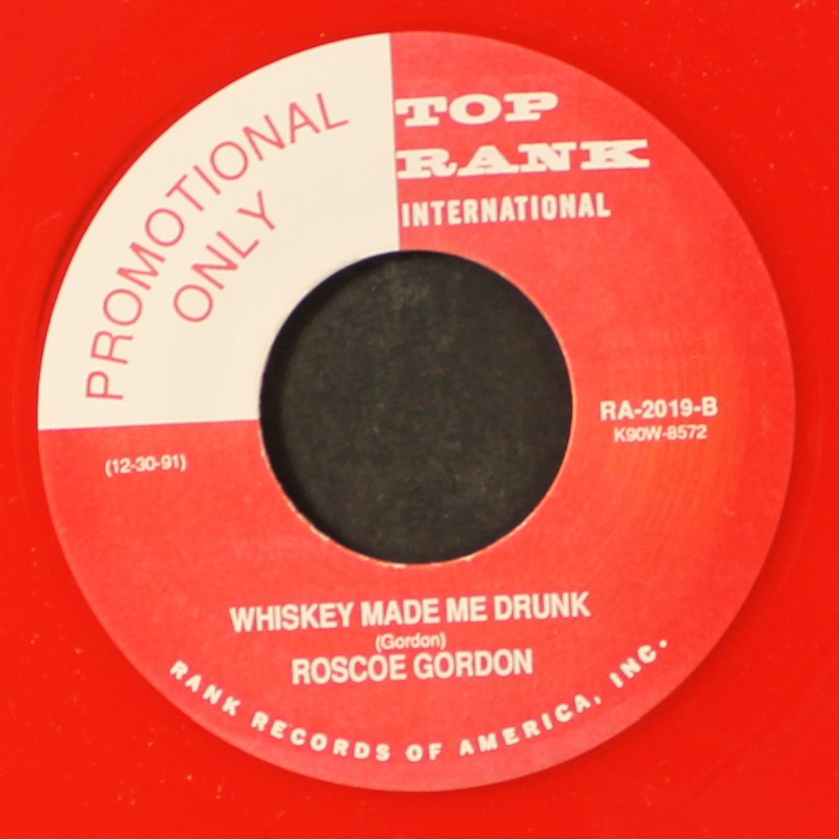 steady vows / whiskey made me drunk by FORTUNES / ROSCOE GORDON