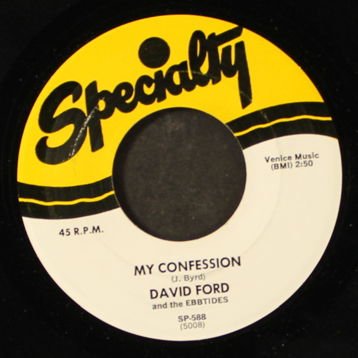 my confession / the sound of your voice by DAVID FORD & EBBTIDES