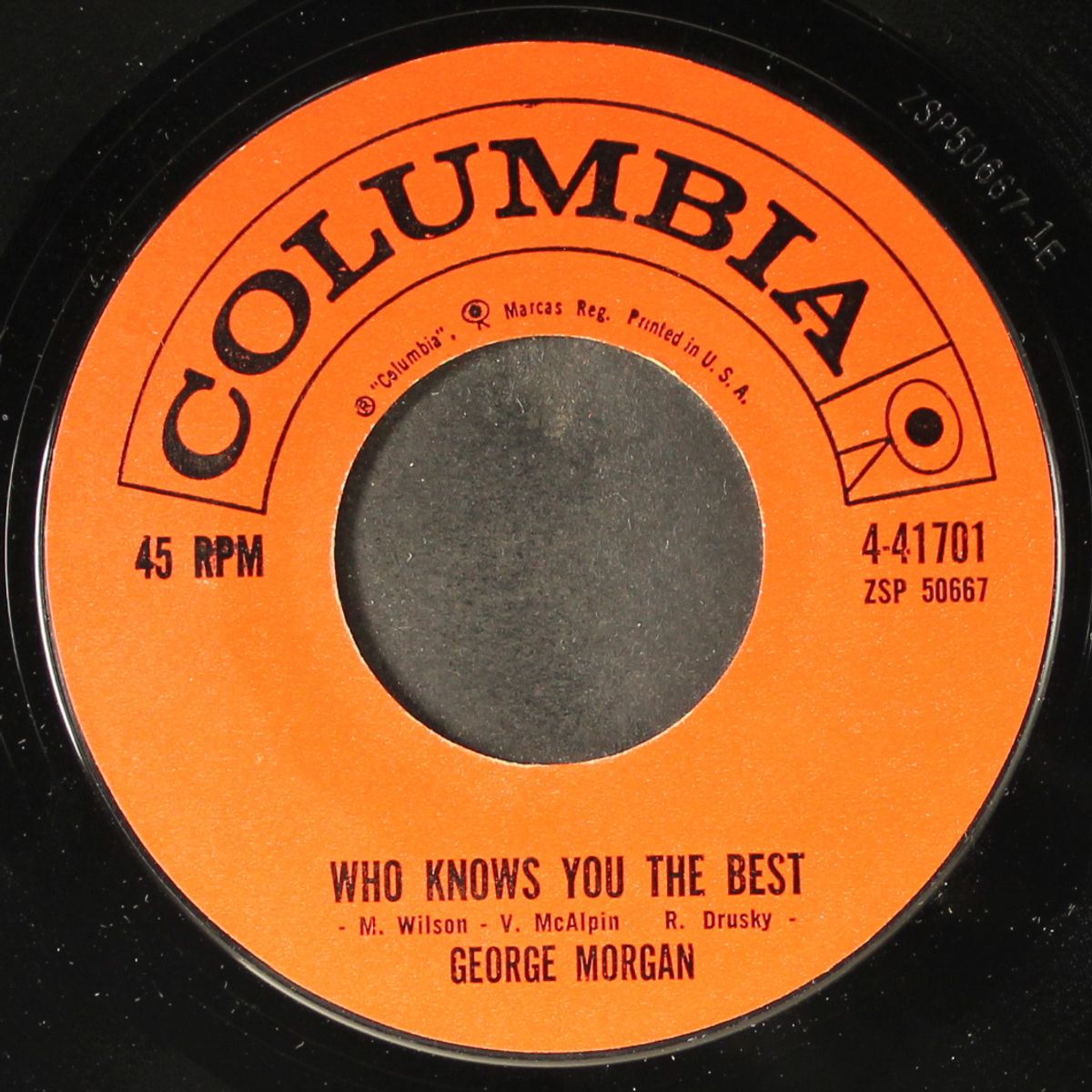 where there's a will there's a way / who knows you the best by GEORGE MORGAN