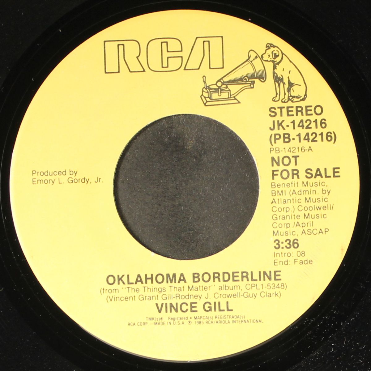 oklahoma borderline / same by VINCE GILL