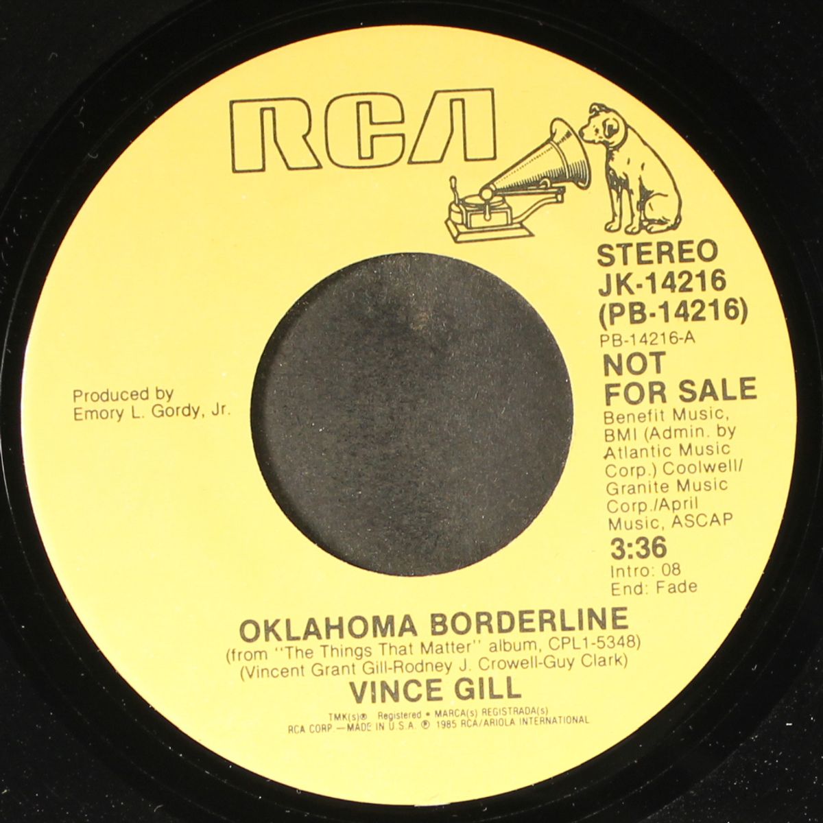 oklahoma borderline / same by VINCE GILL