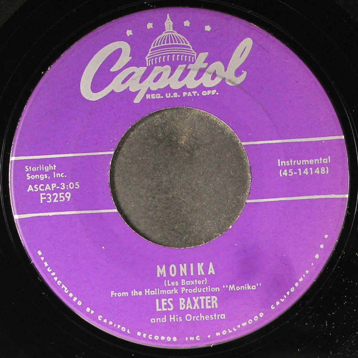 song of the bayou / monika by LES BAXTER