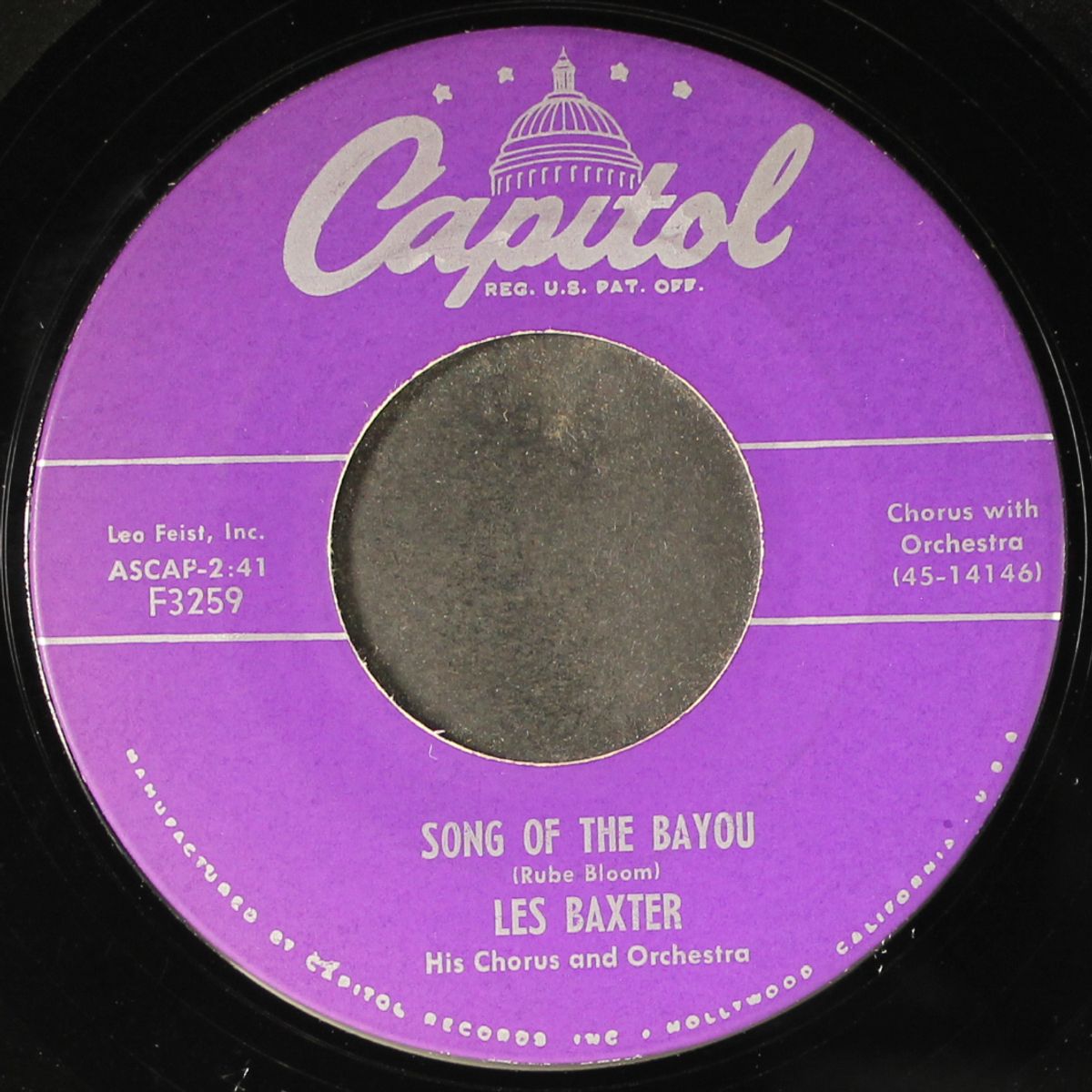 song of the bayou / monika by LES BAXTER