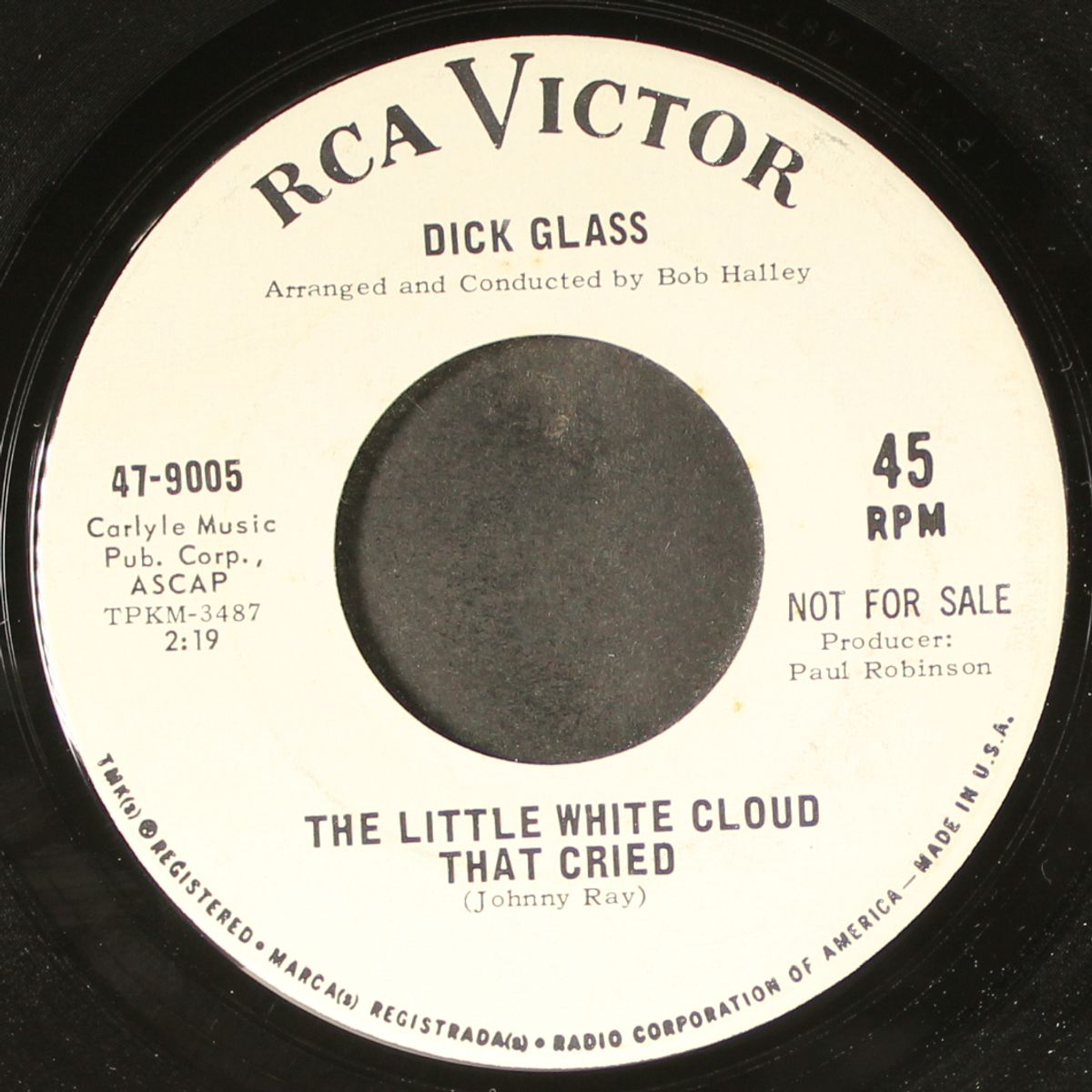love's my favorite color / the little white cloud that cried by DICK GLASS