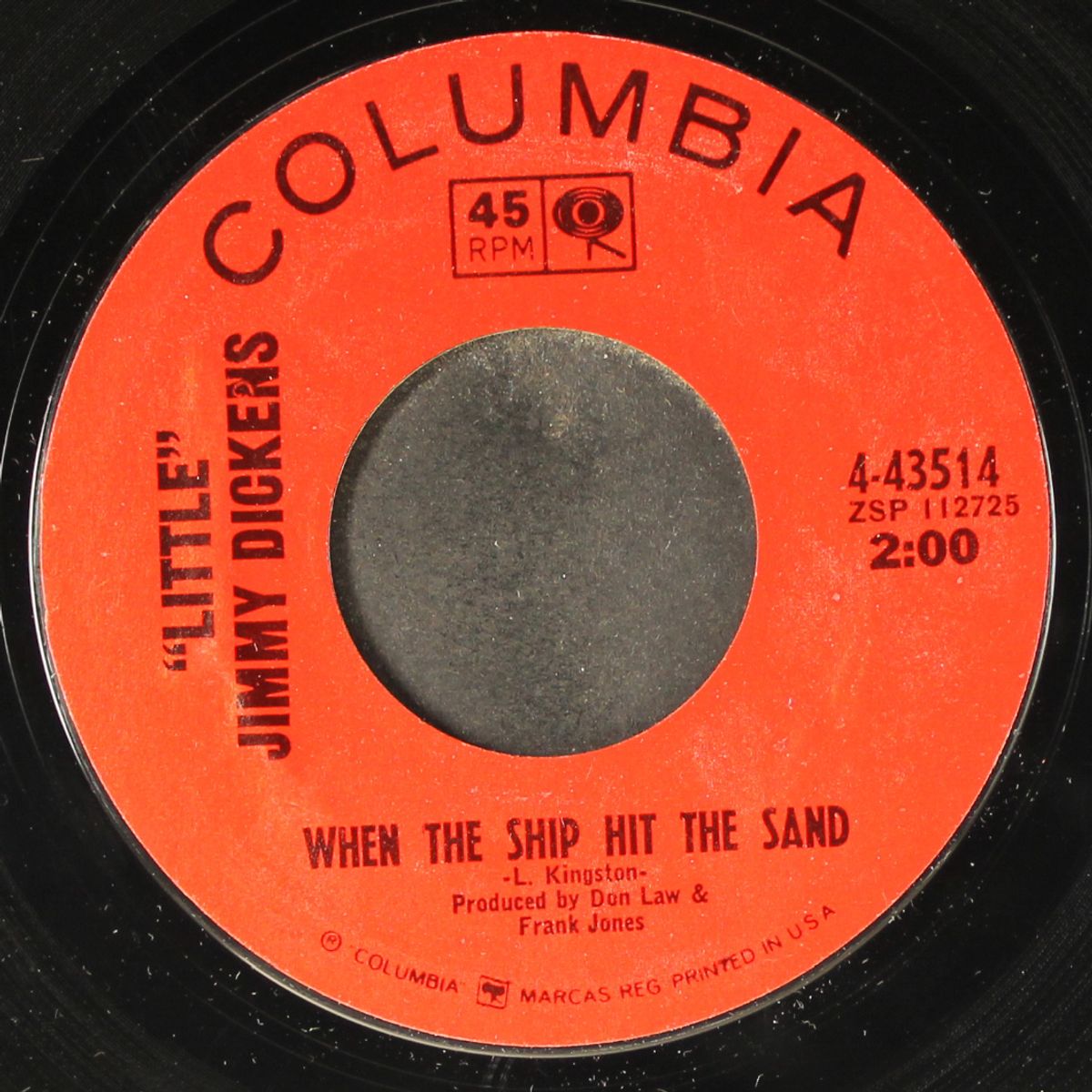truck load of starvin' kangaroos / when the ship hit the sand by LITTLE JIMMY DICKENS