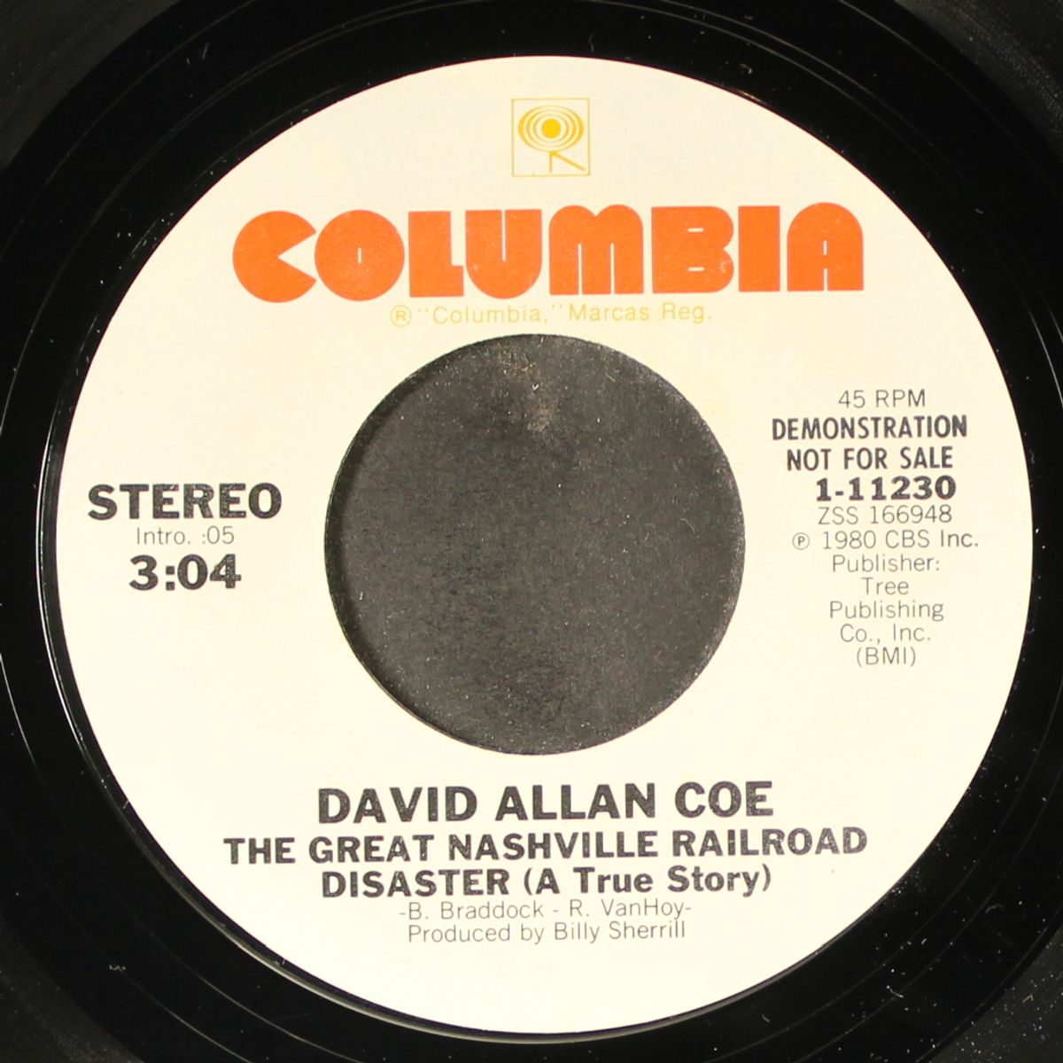 the great nashville railroad disaster / same by DAVID ALLAN COE