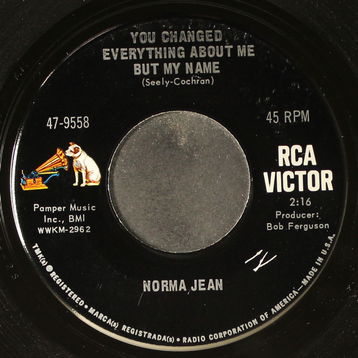 you changed everything about me but my name / a-11 by NORMA JEAN