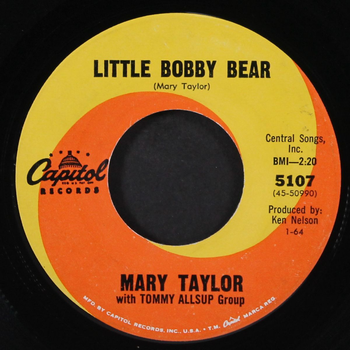 he's comin' home / little bobby bear by MARY TAYLOR
