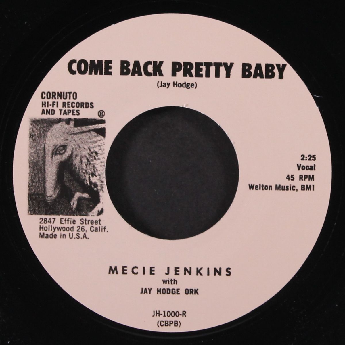 goatsville / come back pretty baby by JAY HODGE ORK / MECIE JENKINS