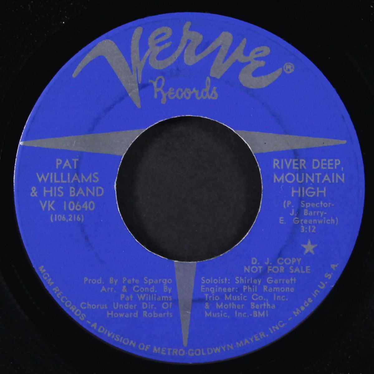 river deep mountain high / i will wait for love by PAT WILLIAMS
