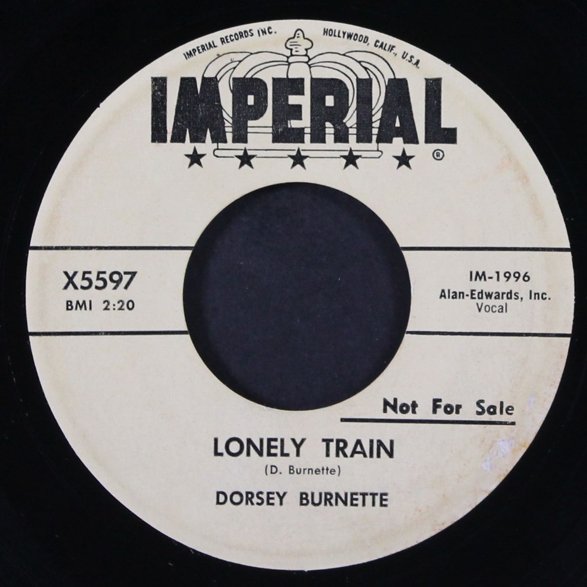 misery / lonely train by DORSEY BURNETTE