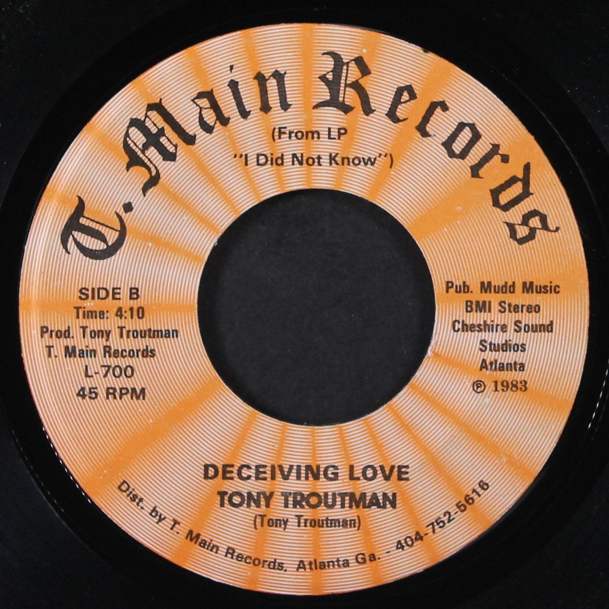 i am going to show her / deceiving love by TONY TROUTMAN