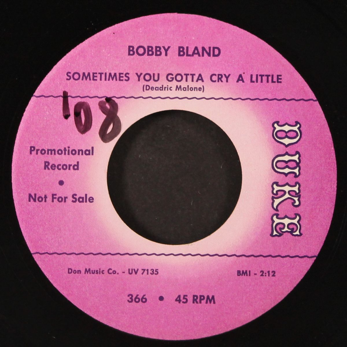 sometimes you gotta cry a little by BOBBY BLAND