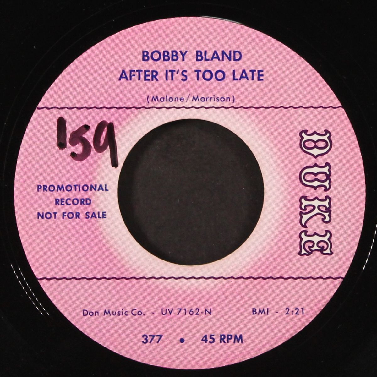 share your love with me / after it's too late by BOBBY BLAND