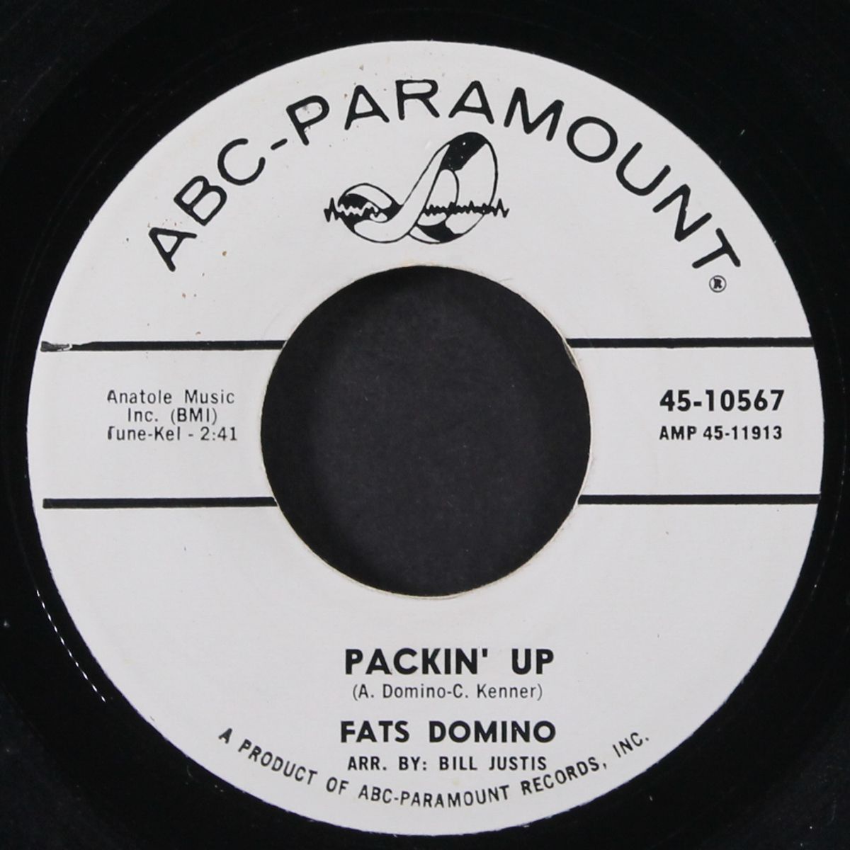 packin' up / mary oh mary by FATS DOMINO
