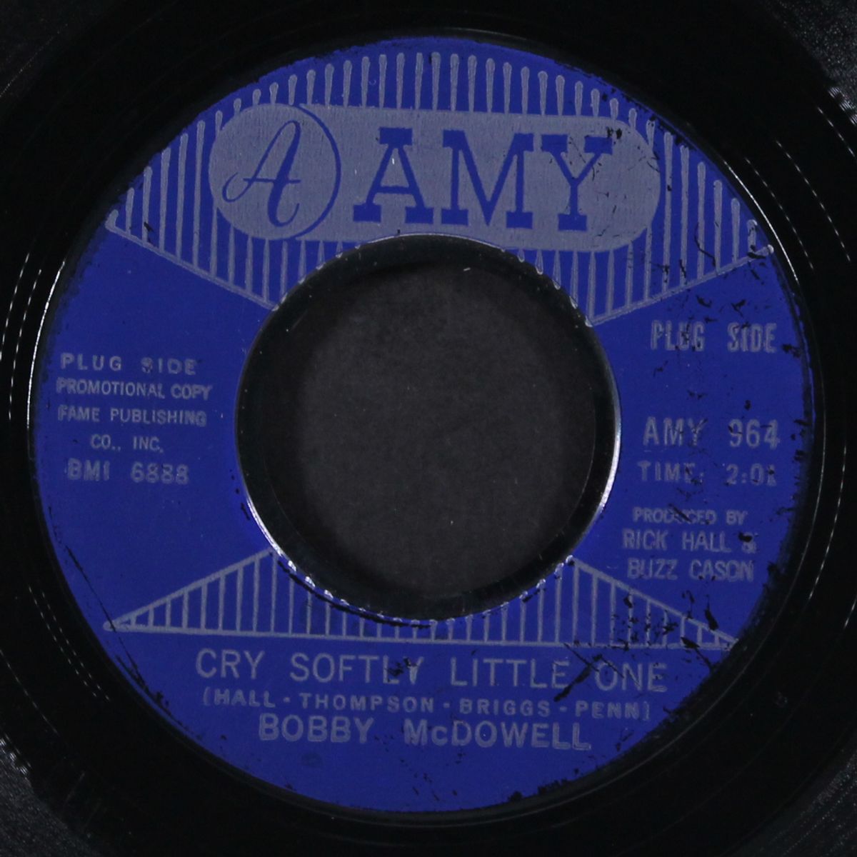 cry softly little one / i'll take care of you by BOBBY MCDOWELL