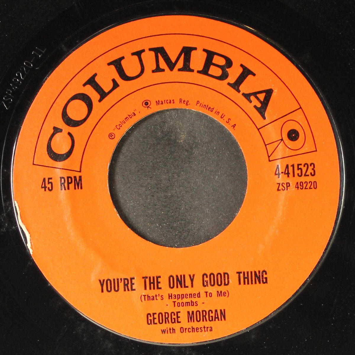 you're the only good thing / come away from his arms by GEORGE MORGAN