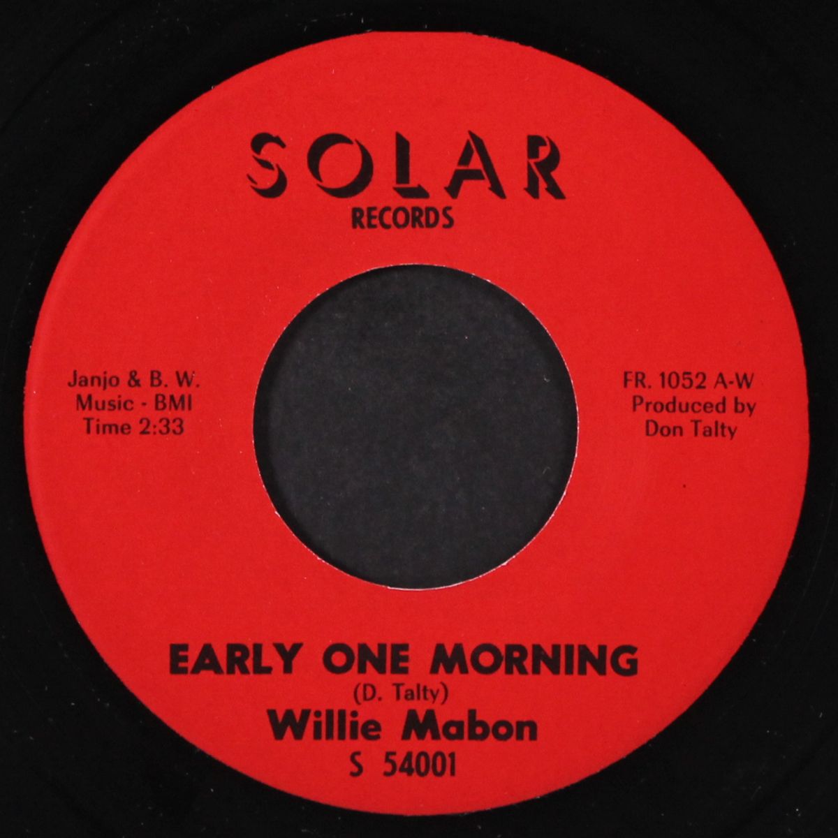 early one morning / fannie mae by WILLIE MABON