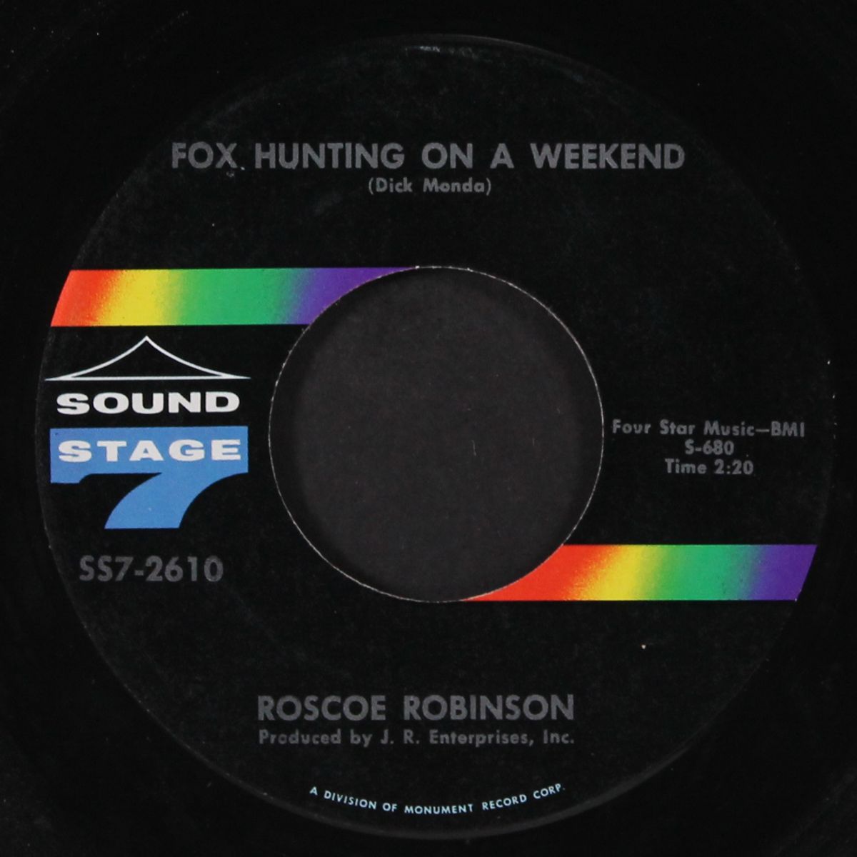 you don't move me no more / fox hunting on a weekend by ROSCOE ROBINSON