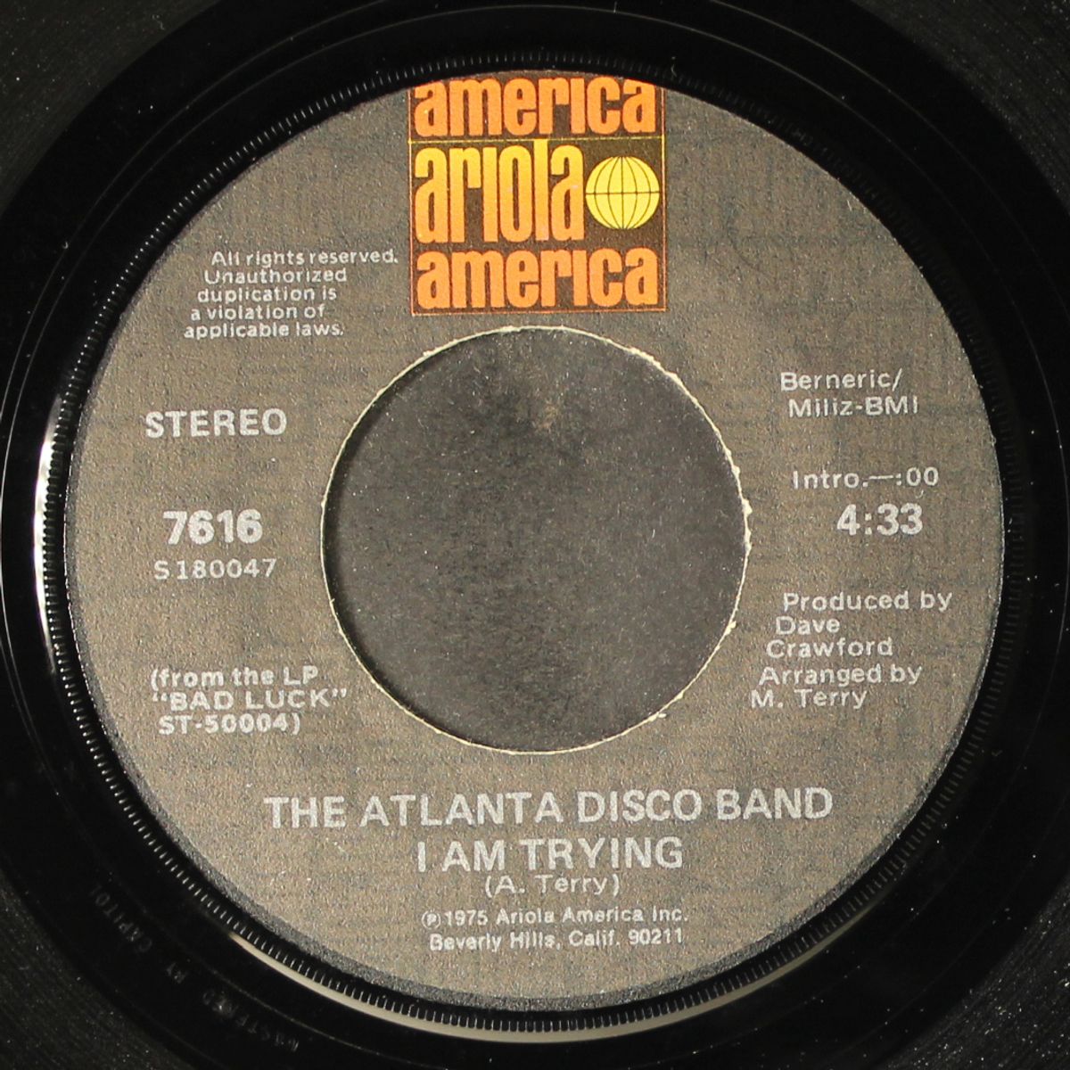 do what you feel / i am trying by ATLANTA DISCO BAND