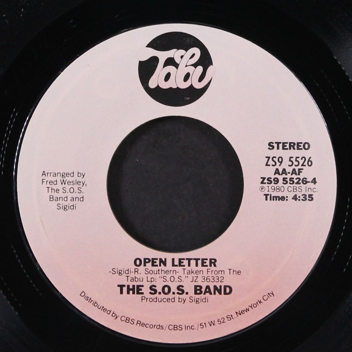s.o.s. (dit dit dit dash dash dash dit dit dit) / open letter by S.O.S. BAND