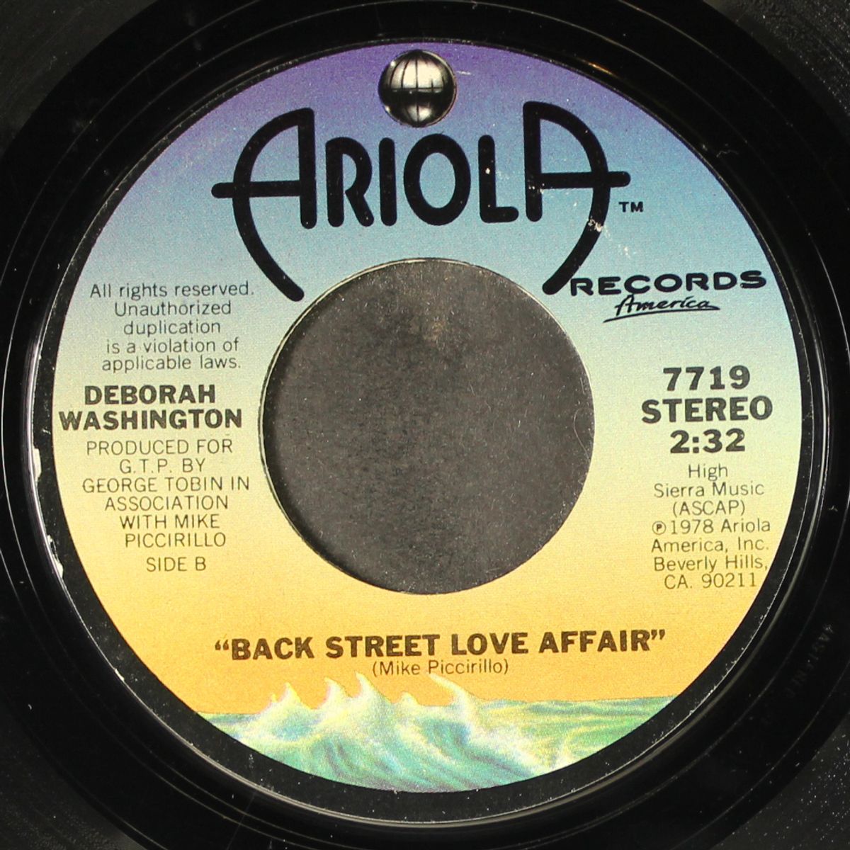 standing in the shadows of love / back street love affair by DEBORAH WASHINGTON