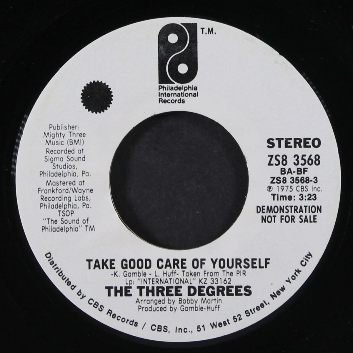 take good care of yourself / mono by THREE DEGREES