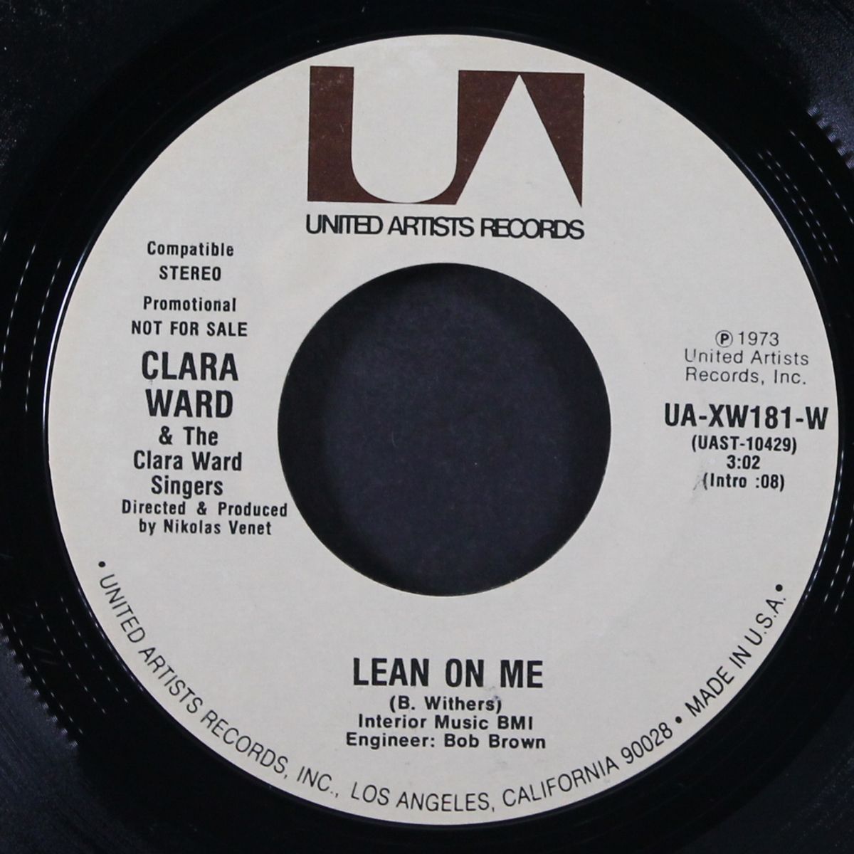 will the circle be unbroken / lean on me by CLARA WARD
