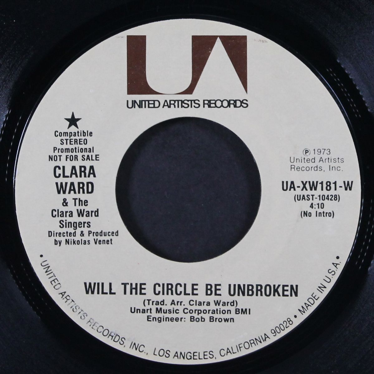 will the circle be unbroken / lean on me by CLARA WARD
