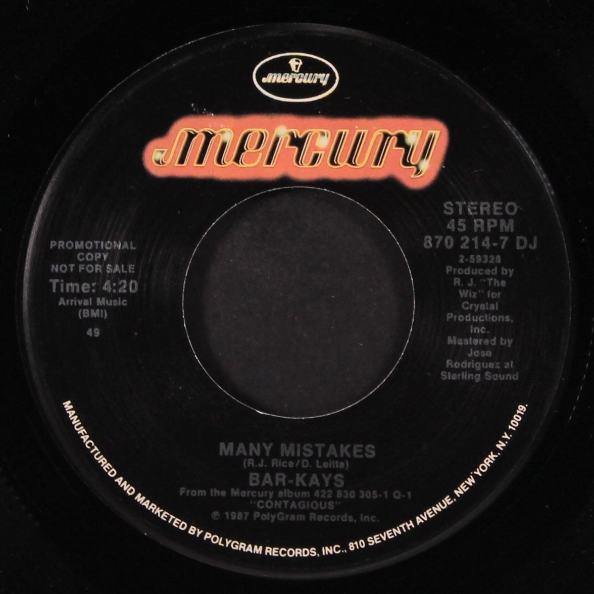 contagious / many mistakes by BAR-KAYS