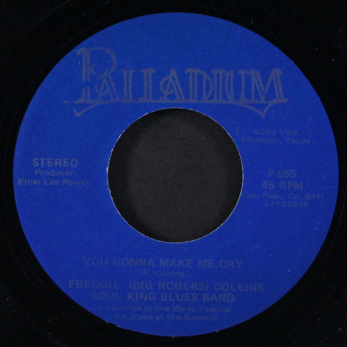 you gonna make me cry / bad luck's ahead by FREDDIE (BIG ROGERS) COLLINS