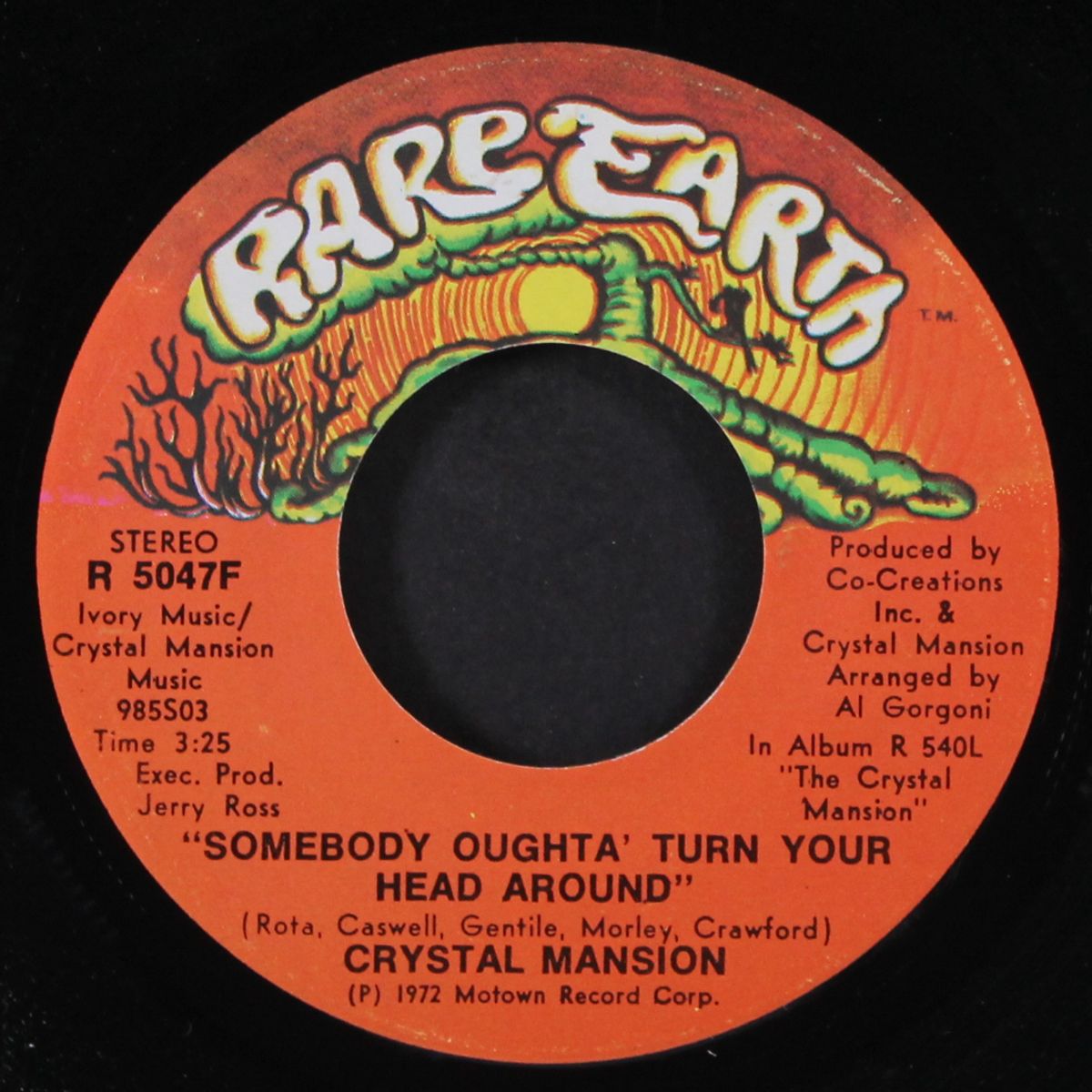 somebody oughta turn your head around / earth people by CRYSTAL MANSION