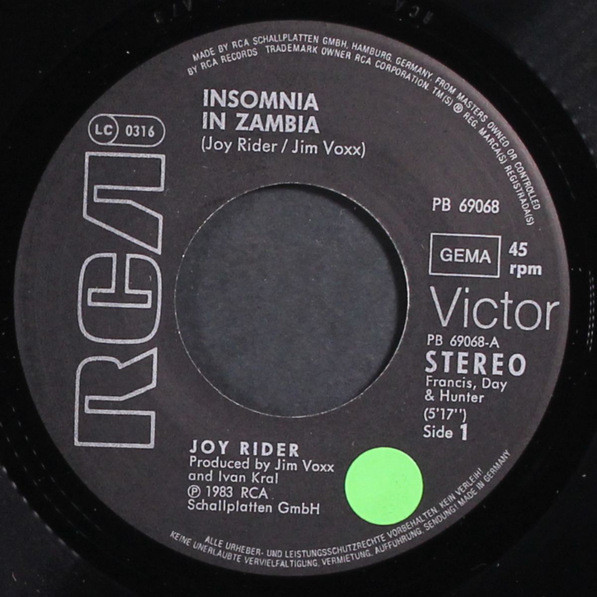 insomnia in zambia by JOY RIDER