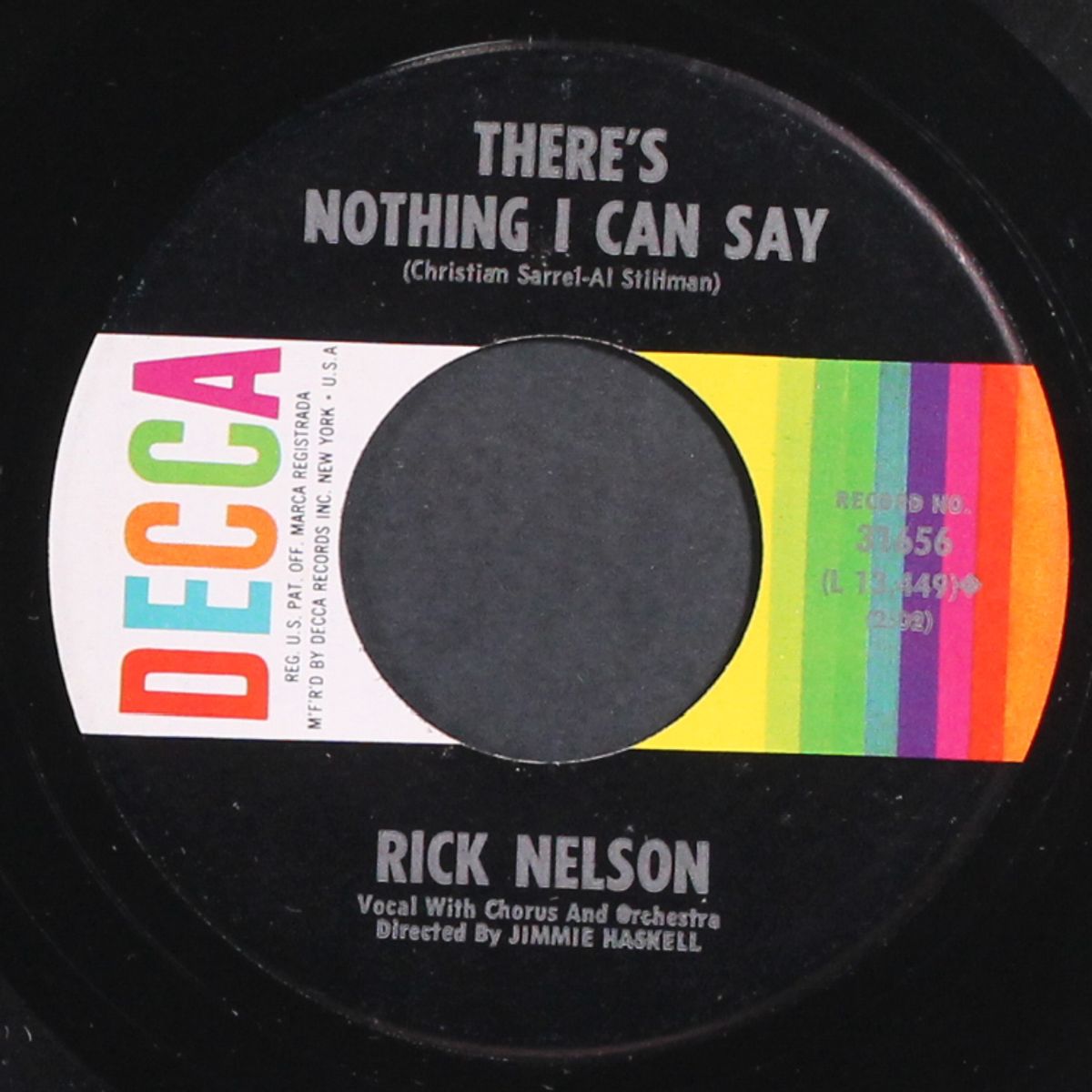 there is nothing i can say by RICK NELSON