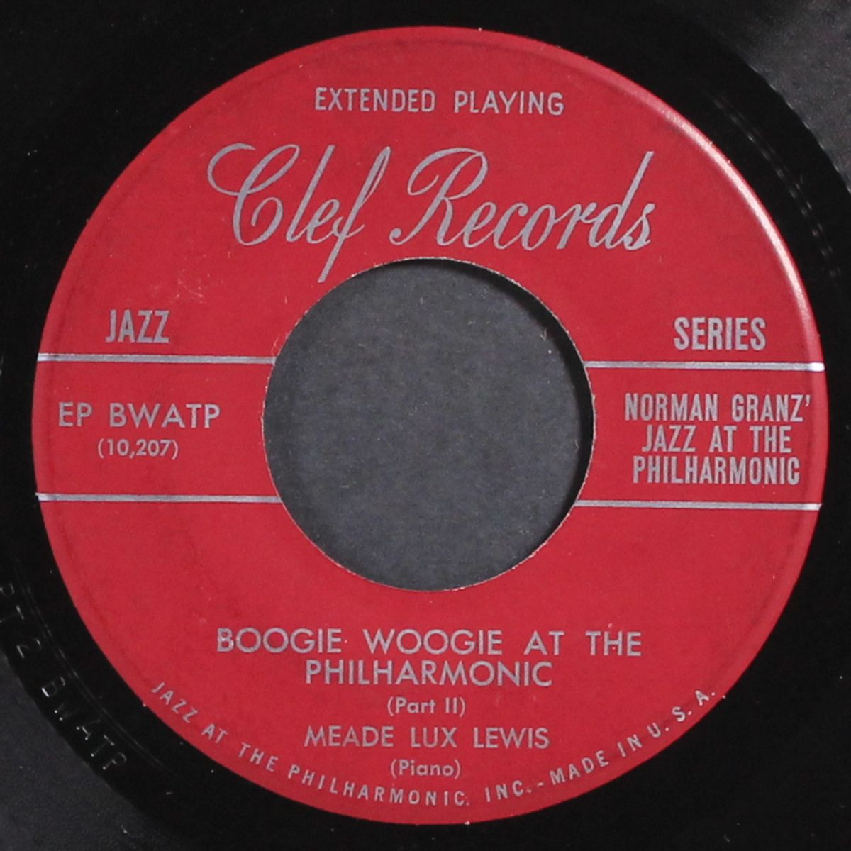 boogie woogie at the philharmonic by MEADE LUX LEWIS