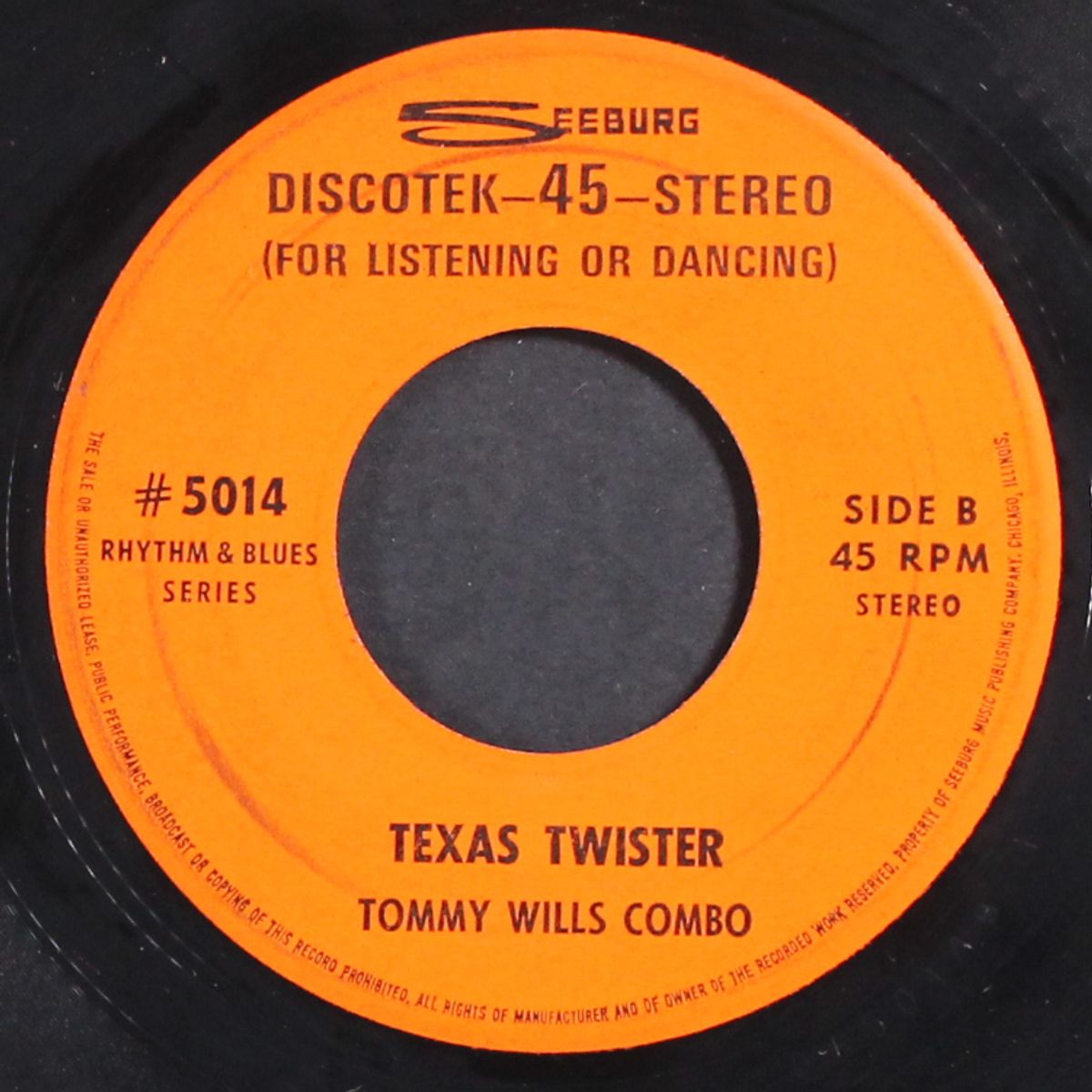 after hours / texas twister by TOMMY WILLS COMBO