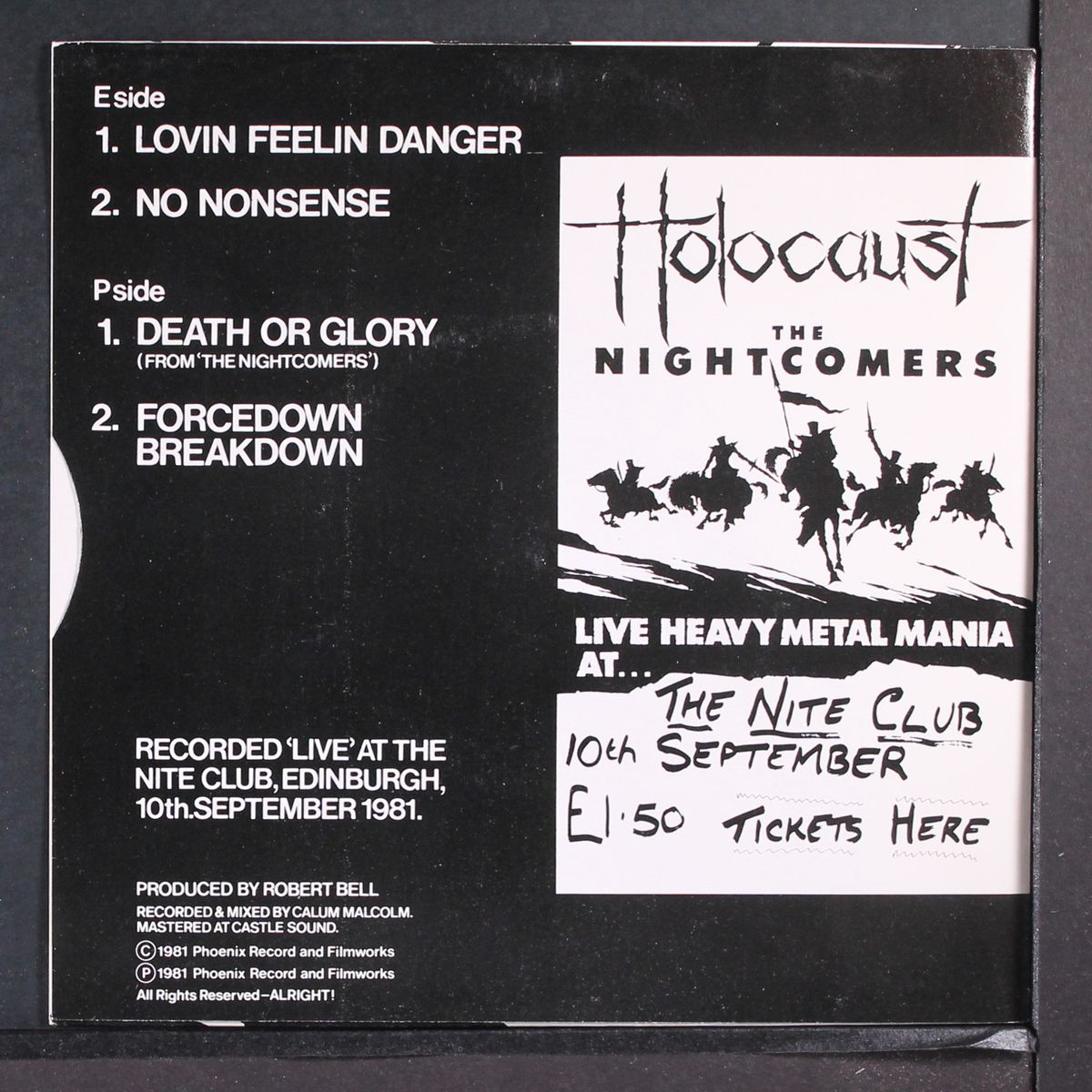 live from the raw loud n' live tour by HOLOCAUST