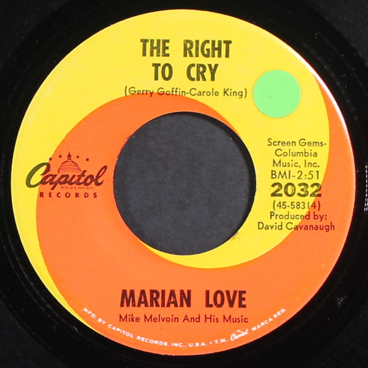 the right to cry / no advice by MARIAN LOVE