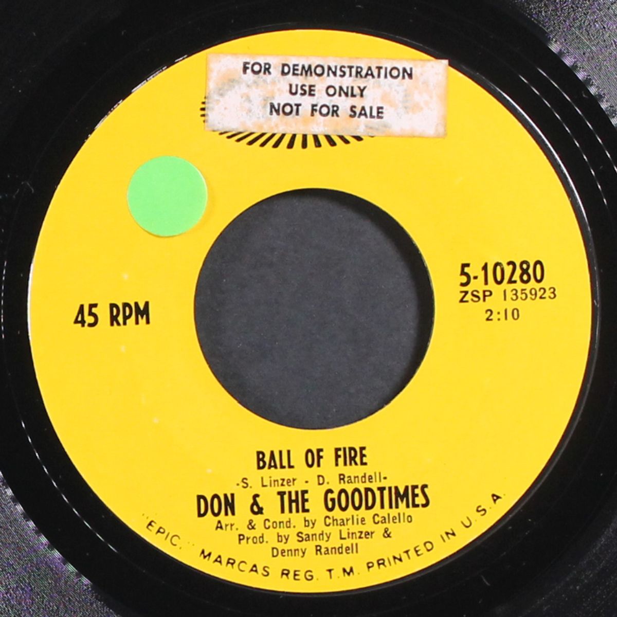 may my heart be cast into stone / ball of fire by DON & GOODTIMES