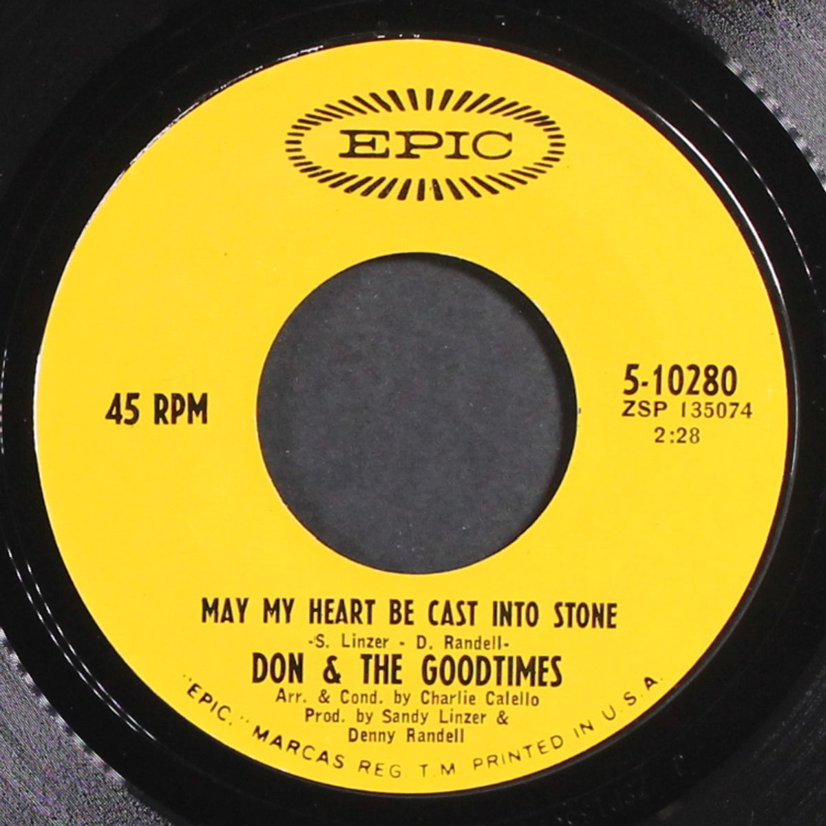 may my heart be cast into stone / ball of fire by DON & GOODTIMES