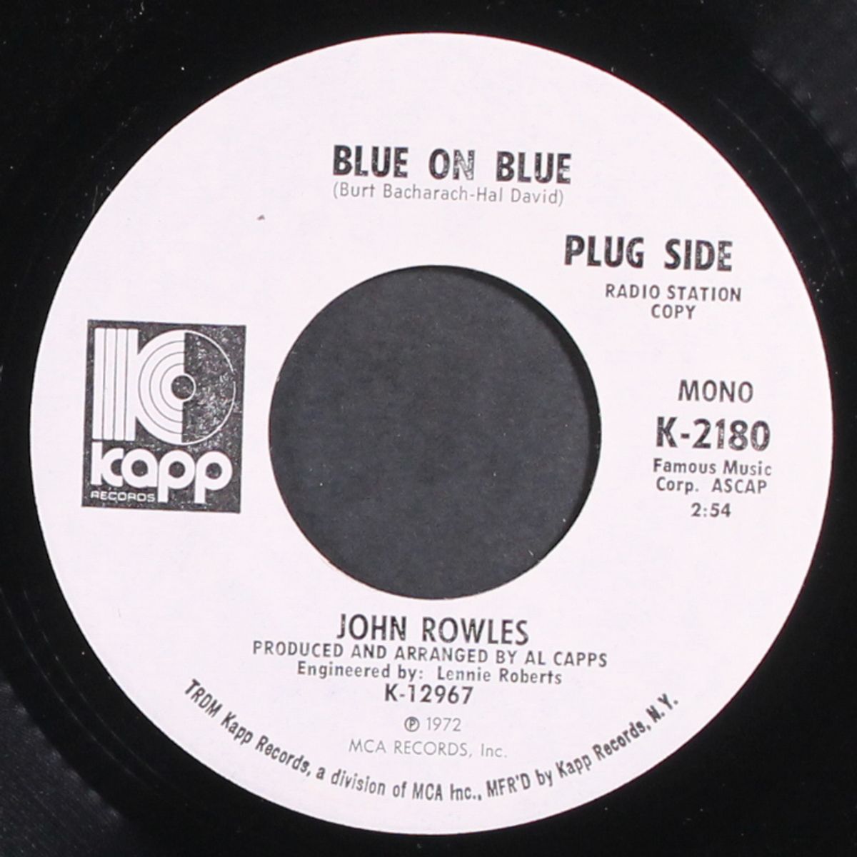 blue on blue by JOHN ROWLES