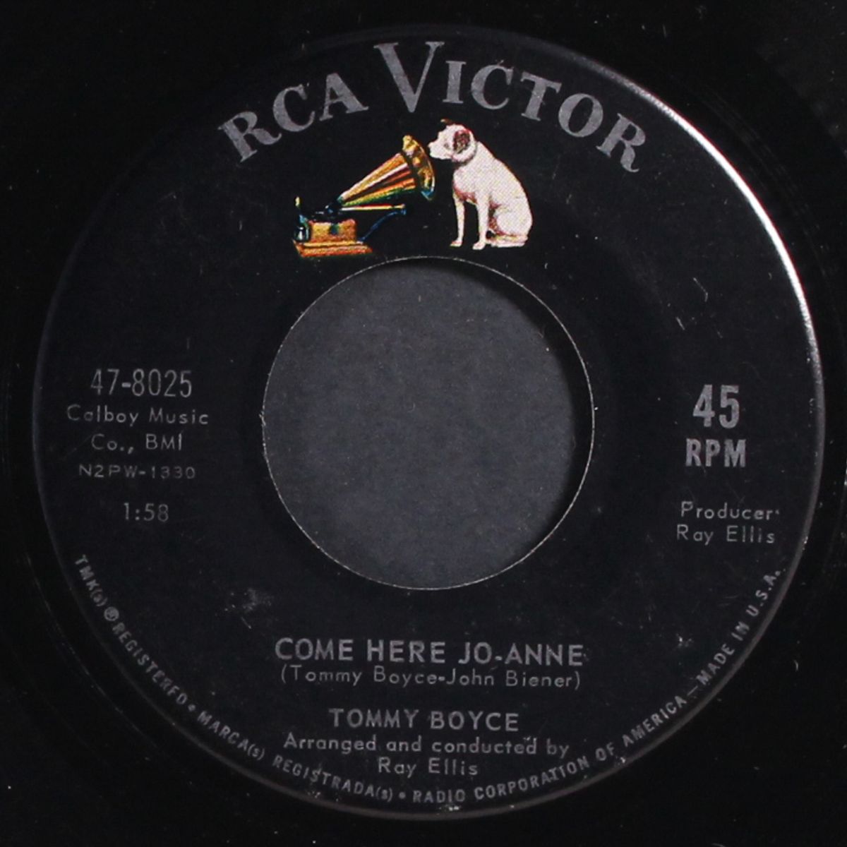 come here jo-anne / the way i used to do by TOMMY BOYCE