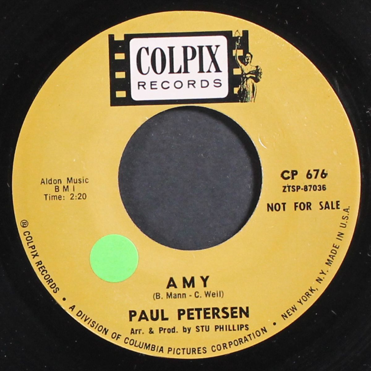 amy / goody goody by PAUL PETERSEN