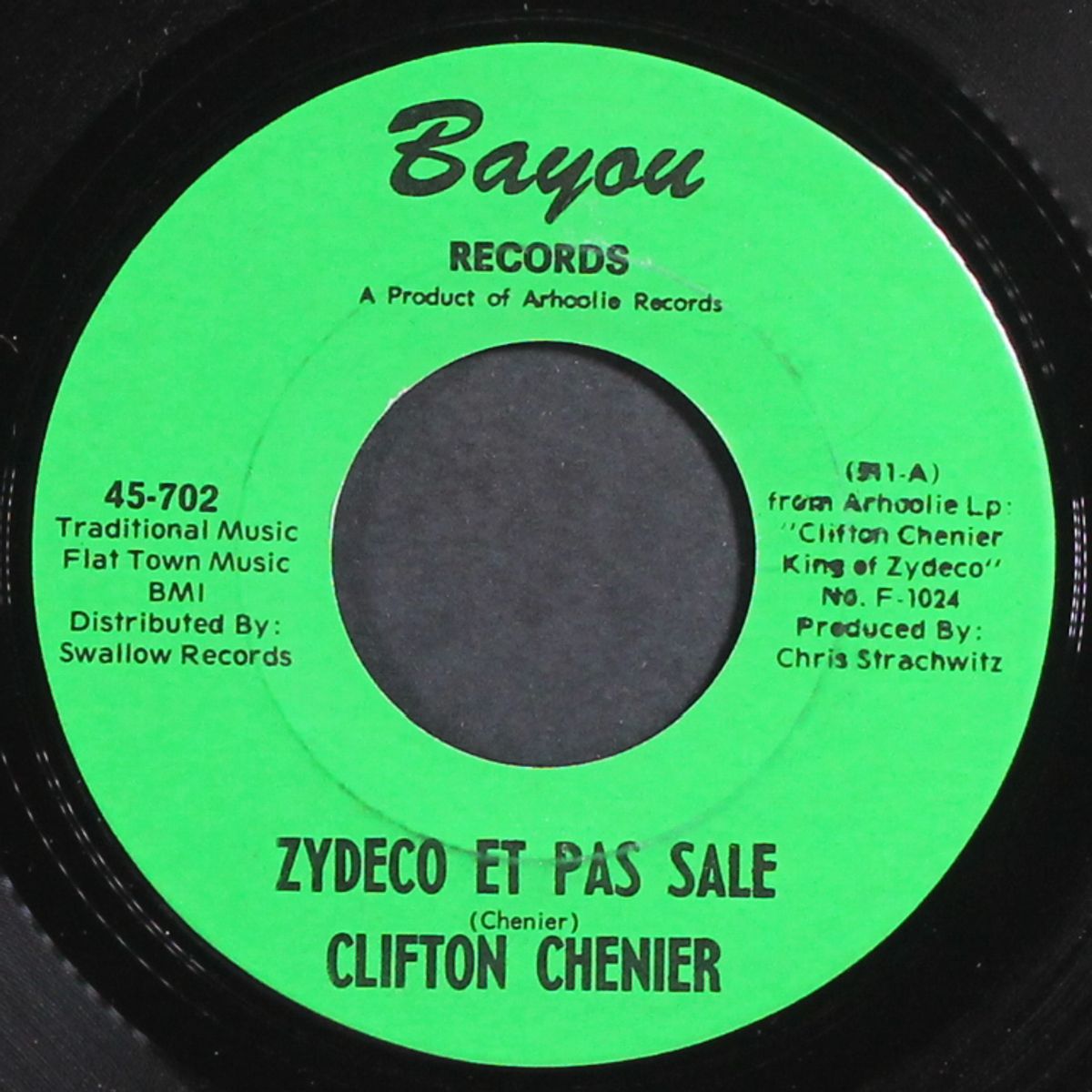 zydeco et pas sale by CLIFTON CHENIER