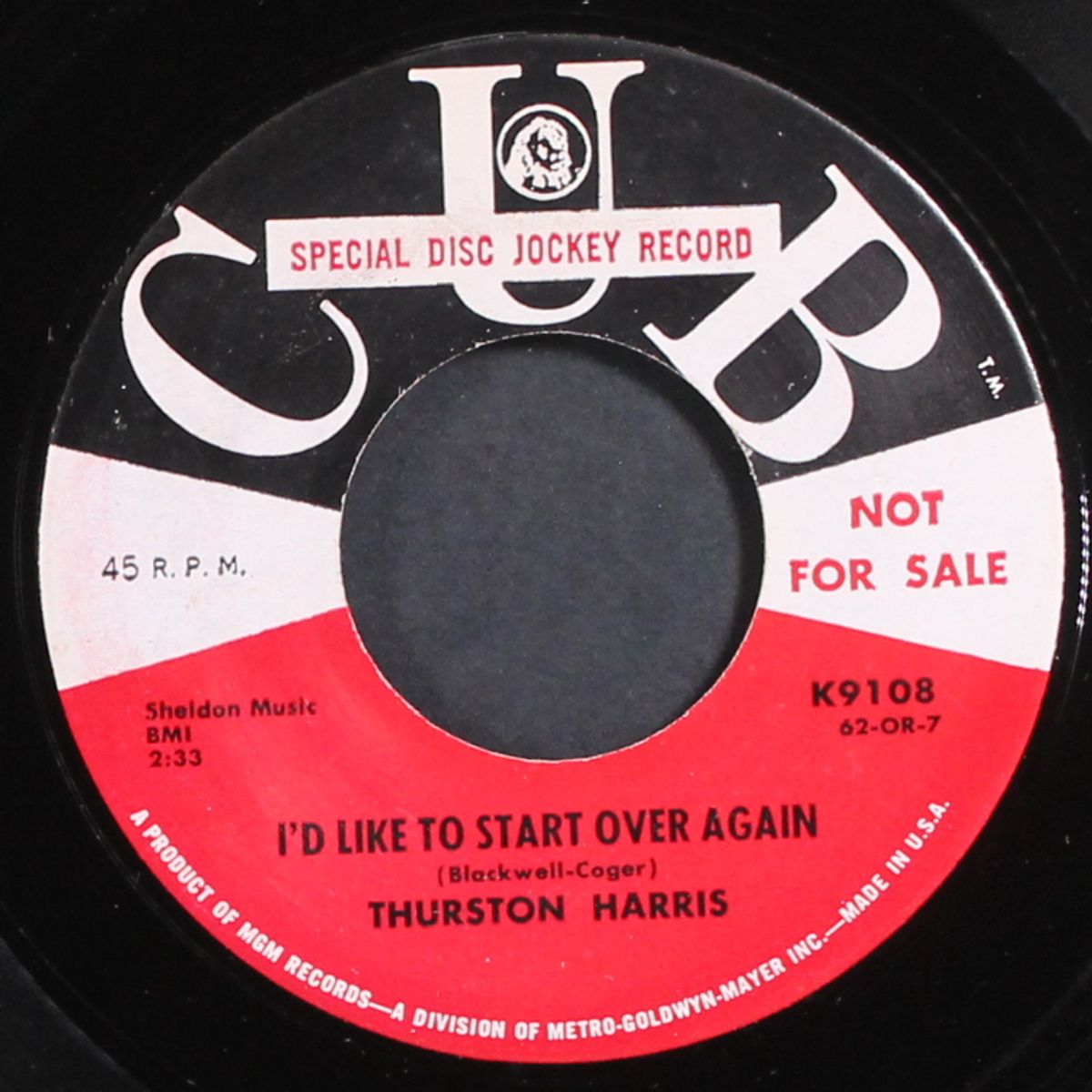 mr. satan / i'd like to start over again by THURSTON HARRIS