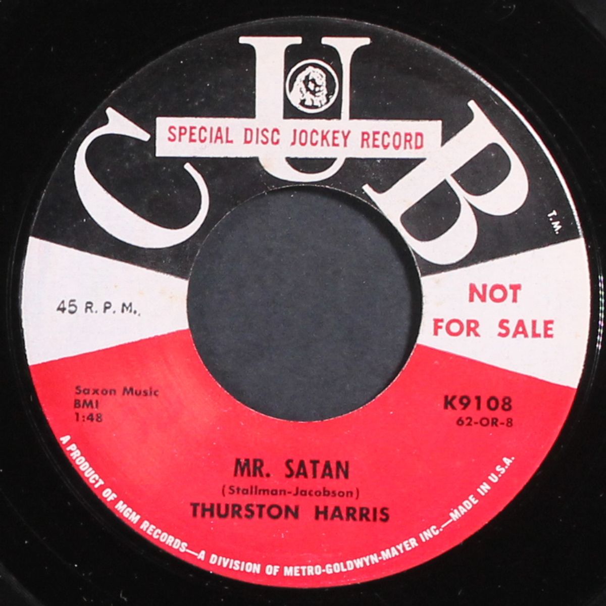 mr. satan / i'd like to start over again by THURSTON HARRIS