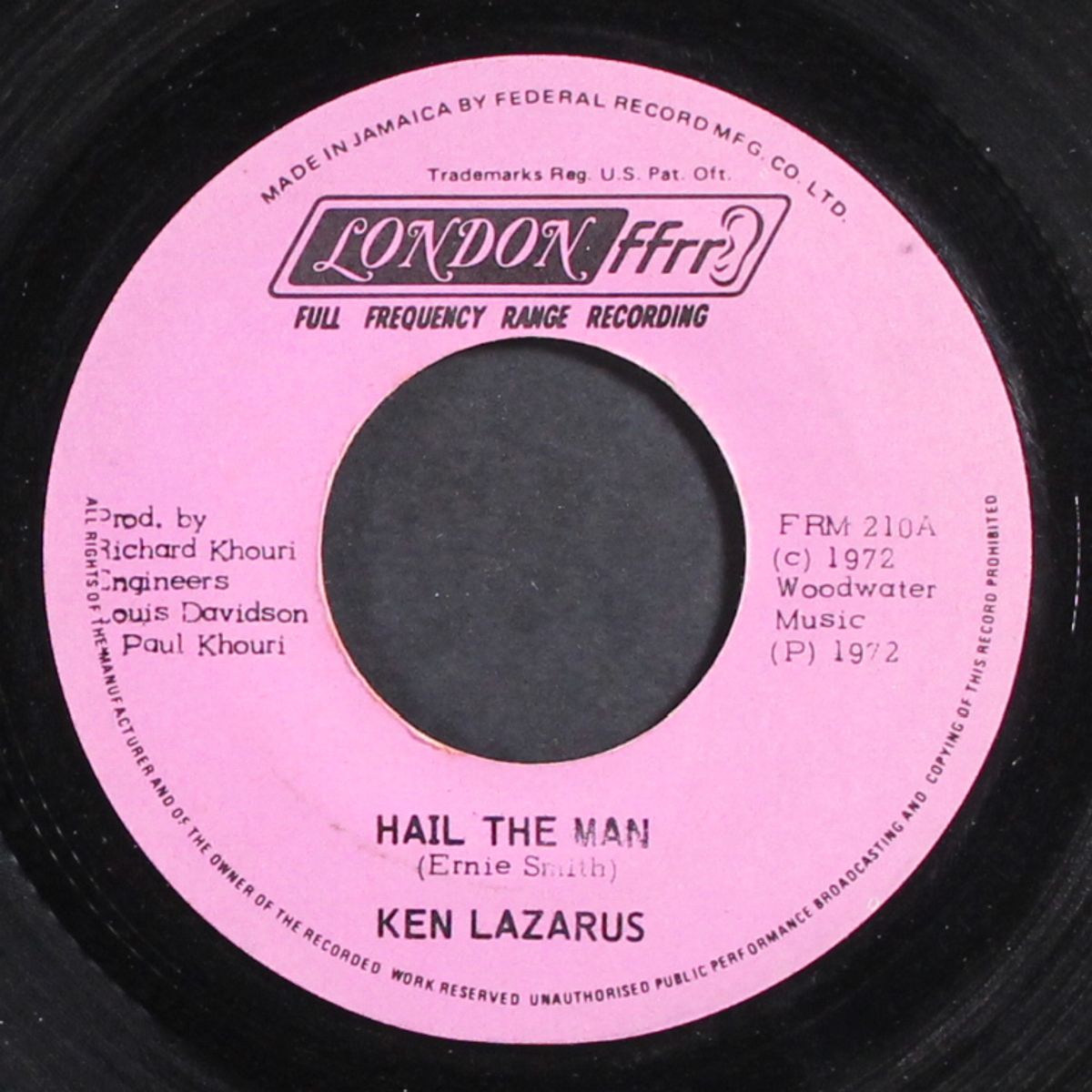 hail the man / where do i go by KEN LAZARUS
