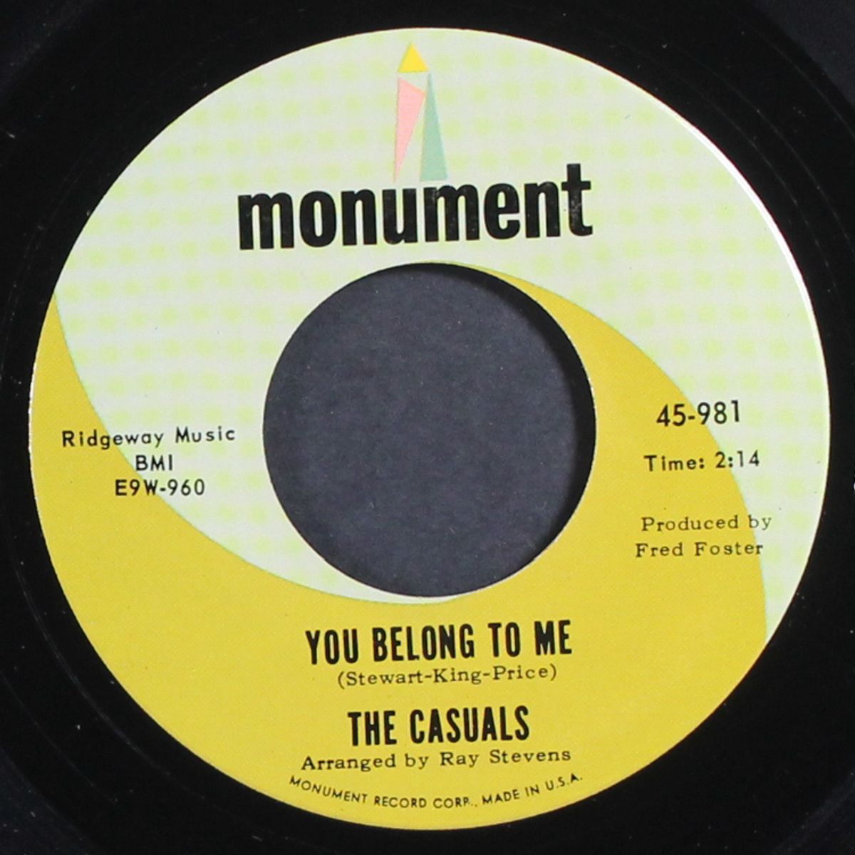 when marty throws a party / you belong to me by CASUALS