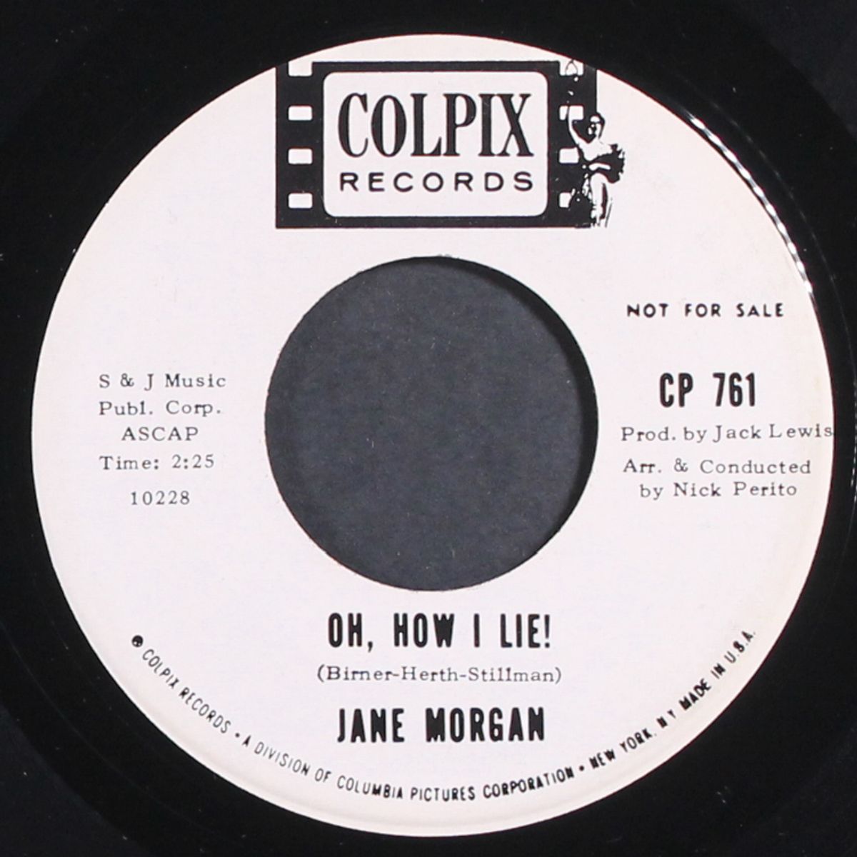 oh, how i lie by JANE MORGAN